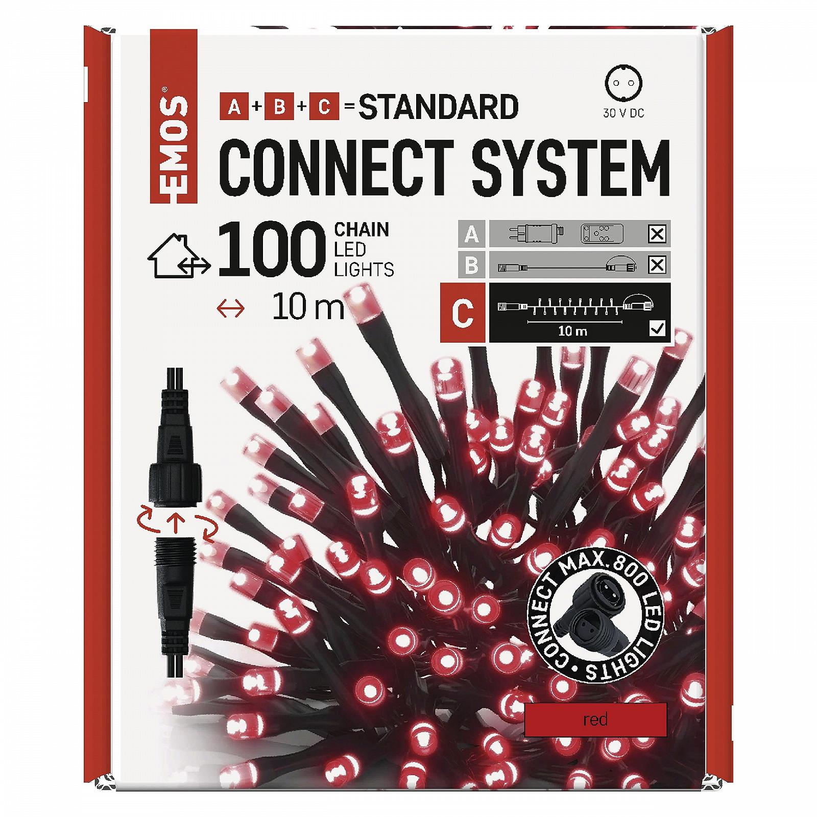 Гирлянда EMOS Connect System Standard, 10 м, 100 LED, красный, фото №7