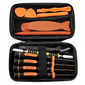 Набір викруток Torx для Xbox One, Xbox 360, PS3, PS4 Controller, набір інструментів для ремонту, що включає торкс-викрутки T6, T8, T10, інструмент для підйому, щітка та пінцет ESD у чохлі EVA synthetic.ua - Фото 1