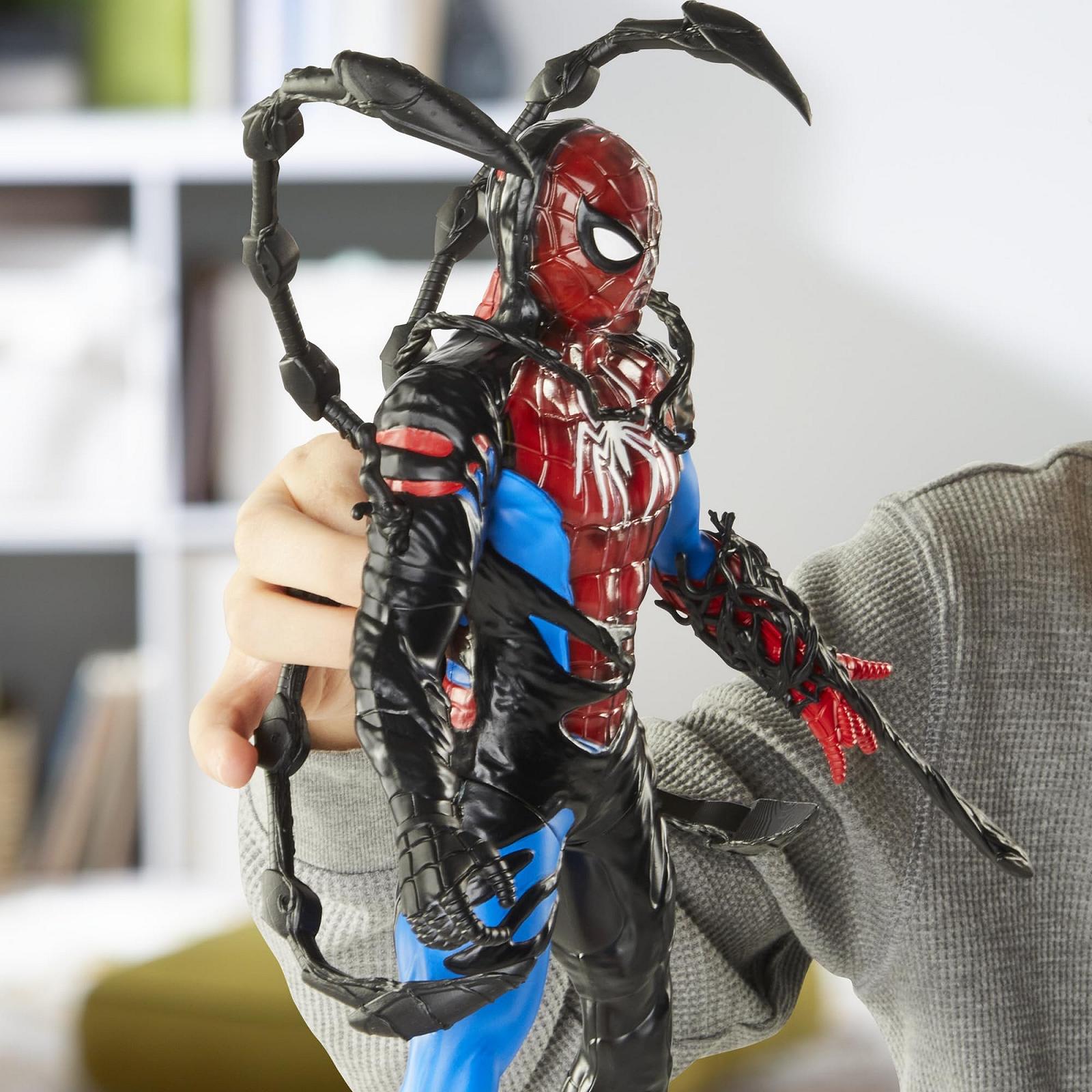 Фігурка Marvel Людина-павук VenomVersus Людина-павук, що змінює колір, з аксесуарами, чорна, фото №10