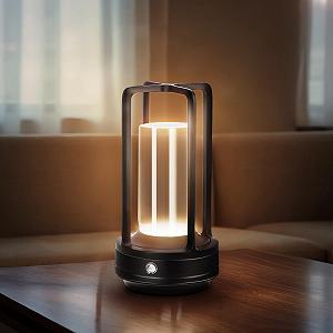 Настільна лампа Металева Сучасна Елегантна Режими Теплий Холодний Нейтральний Білий Плавне регулювання яскравості - Фото 1