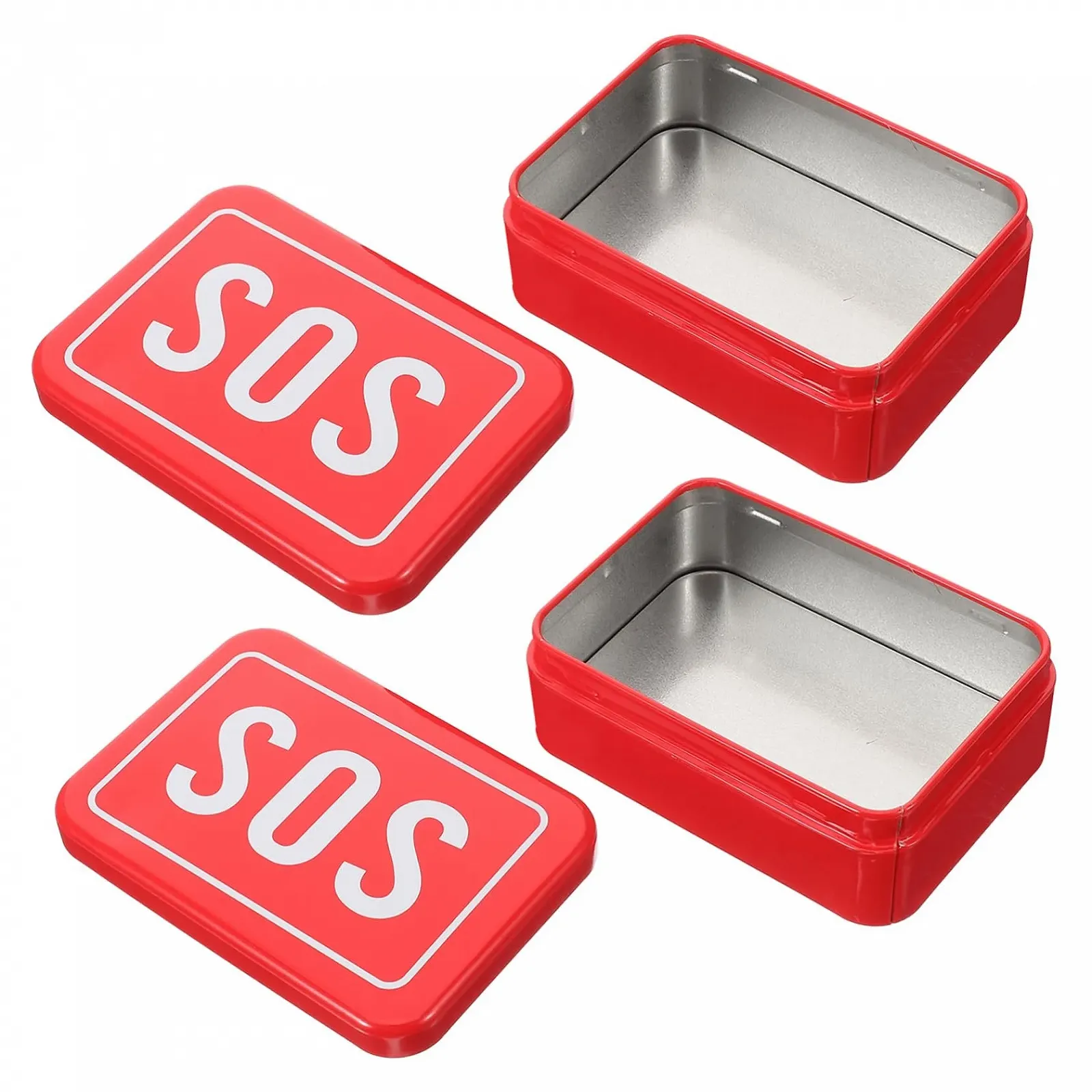 Ящик Sosoport 2 Box для виживання в дикій природі, металевий ящик для зберігання речей для виживання, багатофункціональний, фото №1