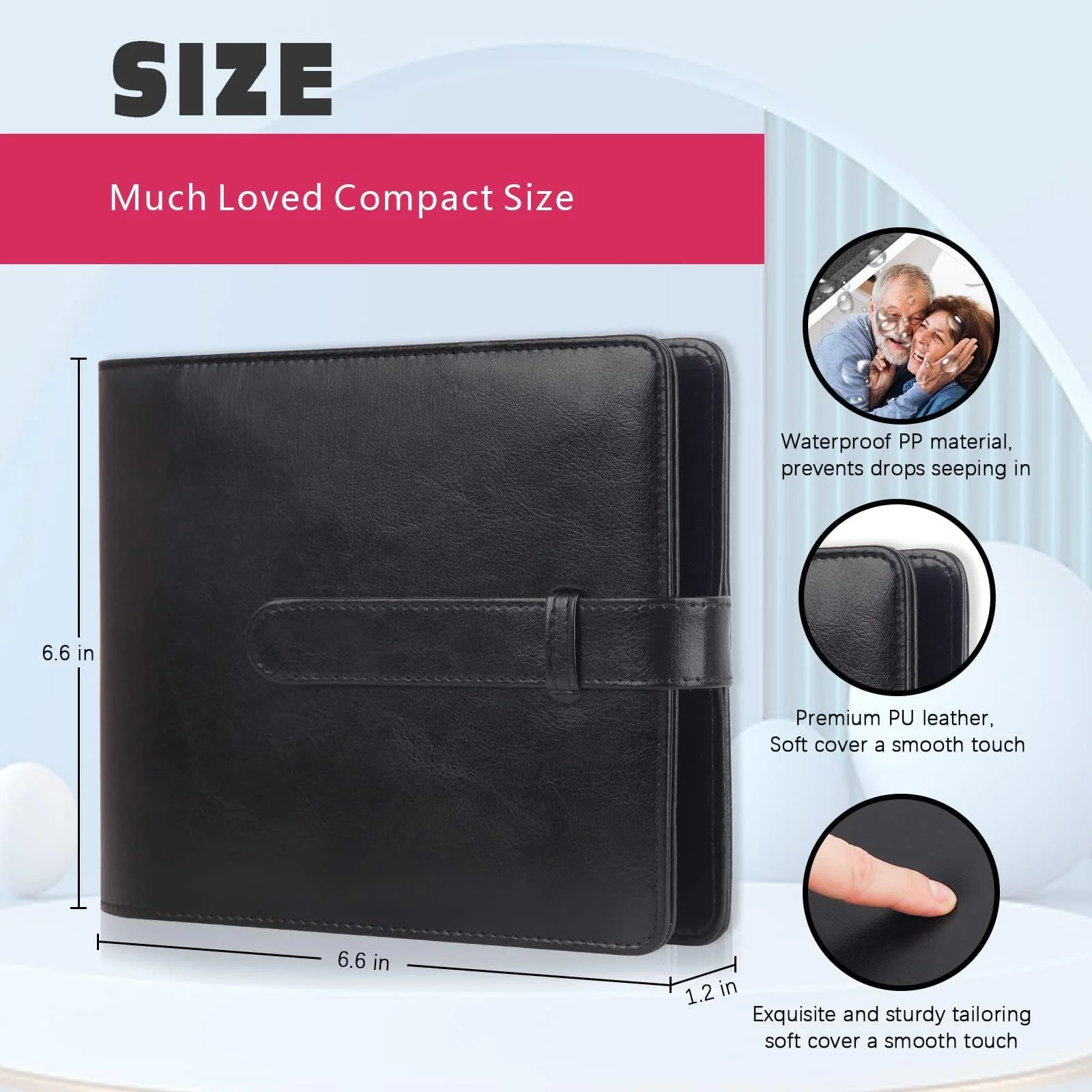 Фотоальбом для Polaroid Go 256 карманов, Черный, фото №5 Фотоальбом для Polaroid Go 256 карманов, Черный, фото №5