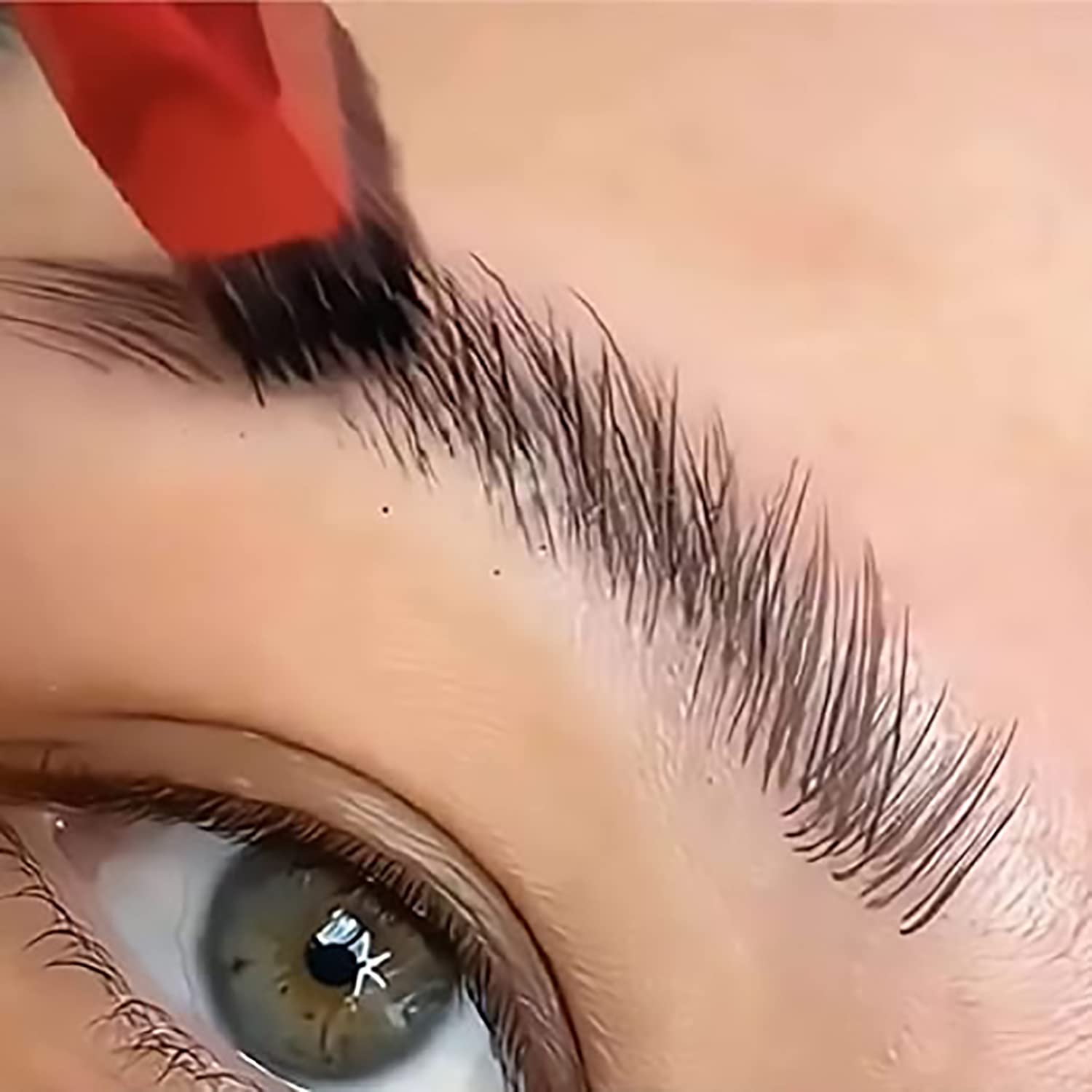 Щітка для брів Multifunctional Eyebrow Brush Багатофункціональна з кремом для брів Світло-коричневий, фото №4