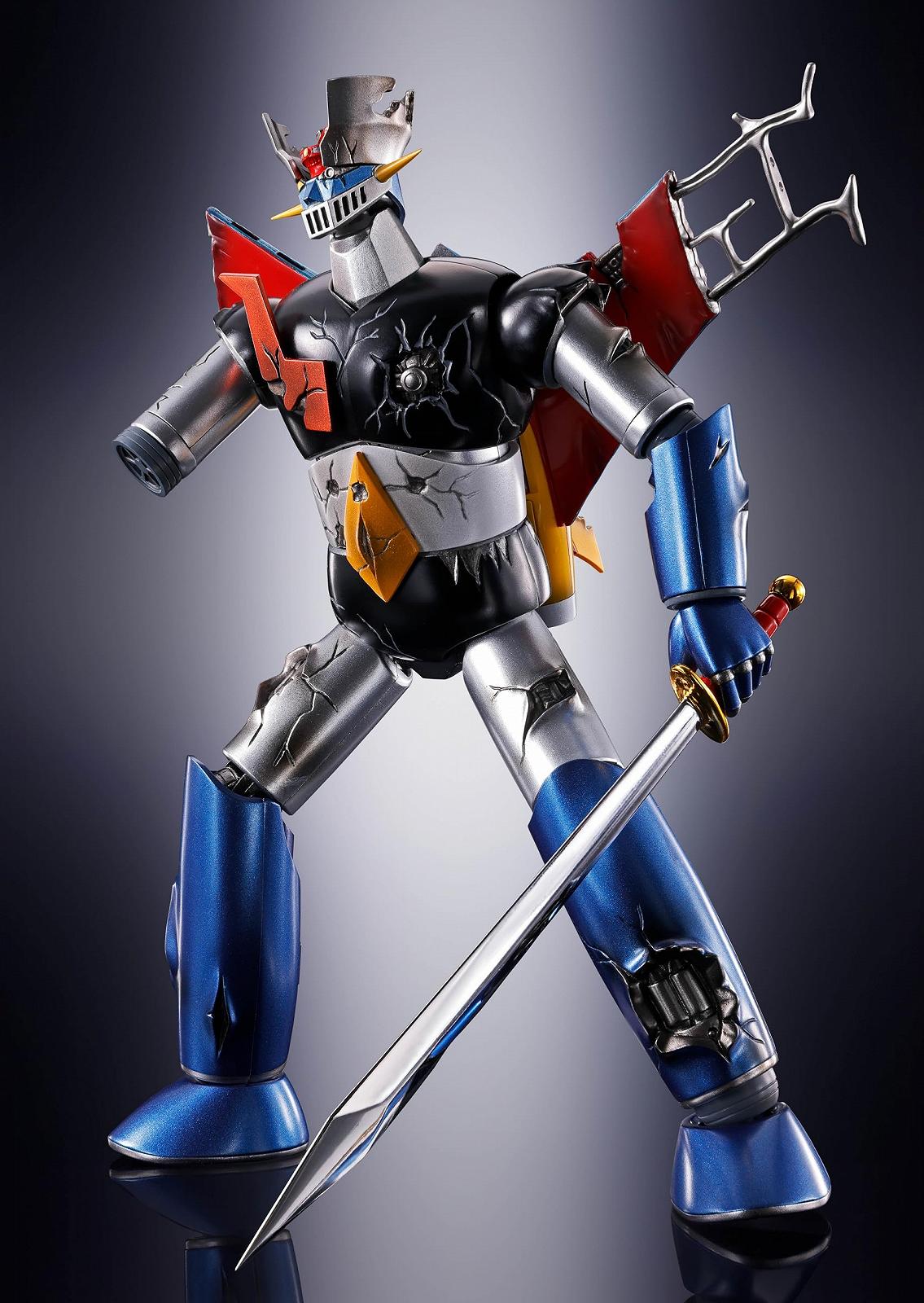 Фігурка Tamashii Nations Soul of Chogokin Great Mazinger Z GX-105D Kakumei Shinka Damage Ver., 17 см, фото №4