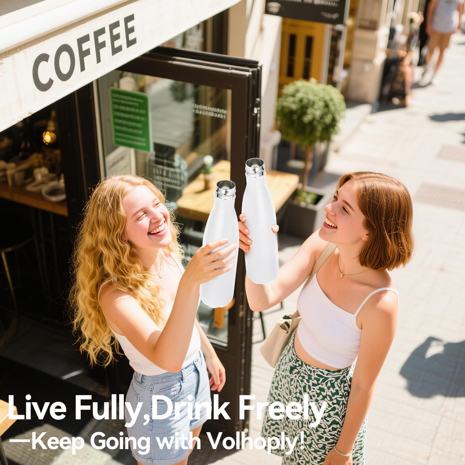 Термопляшка Volhoply 25 oz (740 мл) White 1 шт., фото №7 Термопляшка Volhoply 25 oz (740 мл) White 1 шт., фото №7