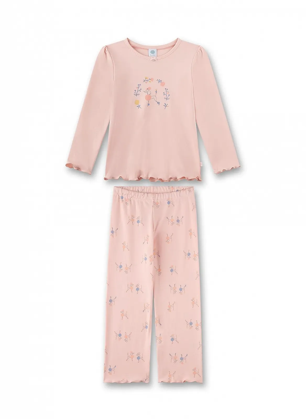 Пижама Sanetta для девочек Длинная Розовый, фото №1 Пижама Sanetta для девочек Длинная Розовый, фото №1