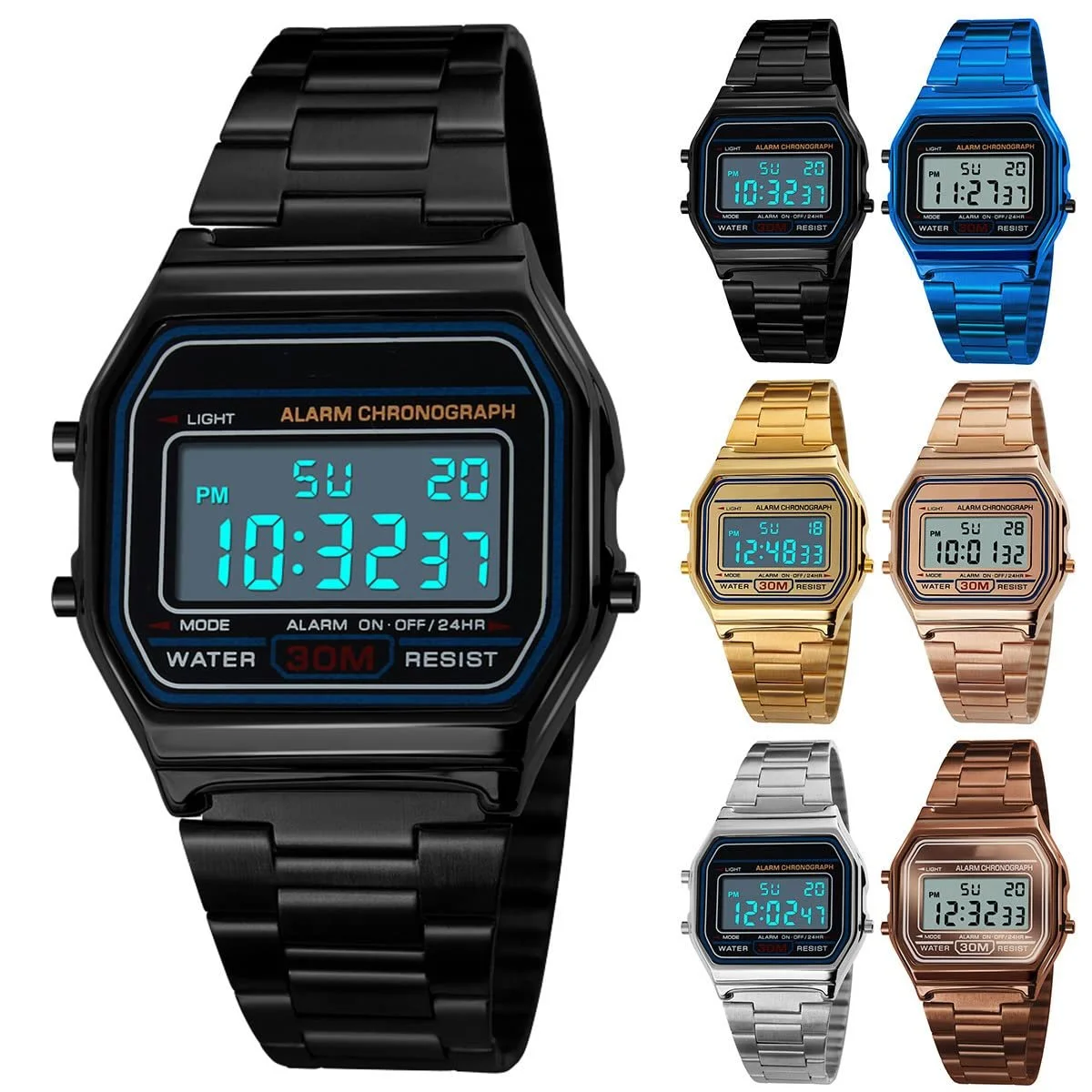 Діловий наручний годинник Nicoone, 30 м, водонепроникний, спортивний годинник, цифровий годинник, фото №6 Діловий наручний годинник Nicoone, 30 м, водонепроникний, спортивний годинник, цифровий годинник, фото №6