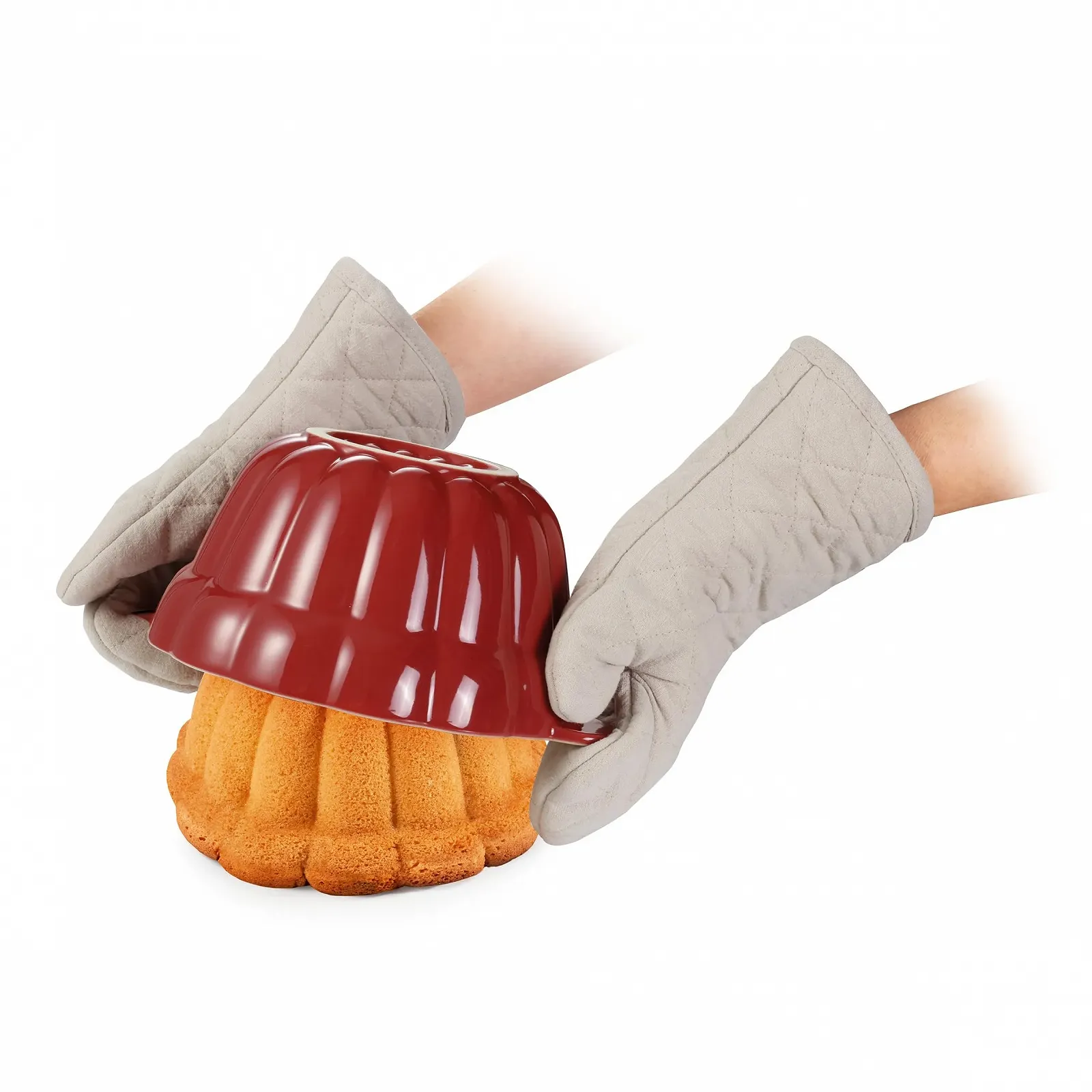 Форма для запікання Tescoma Delícia Bundt Cake керамічна бежева, фото №6