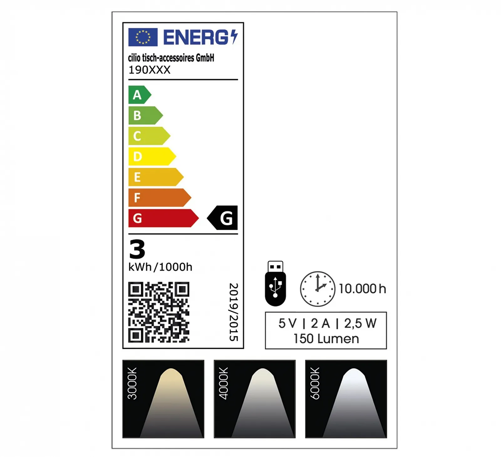 Настільна лампа Cilio Sole 190816 LED металева димована, фото №7