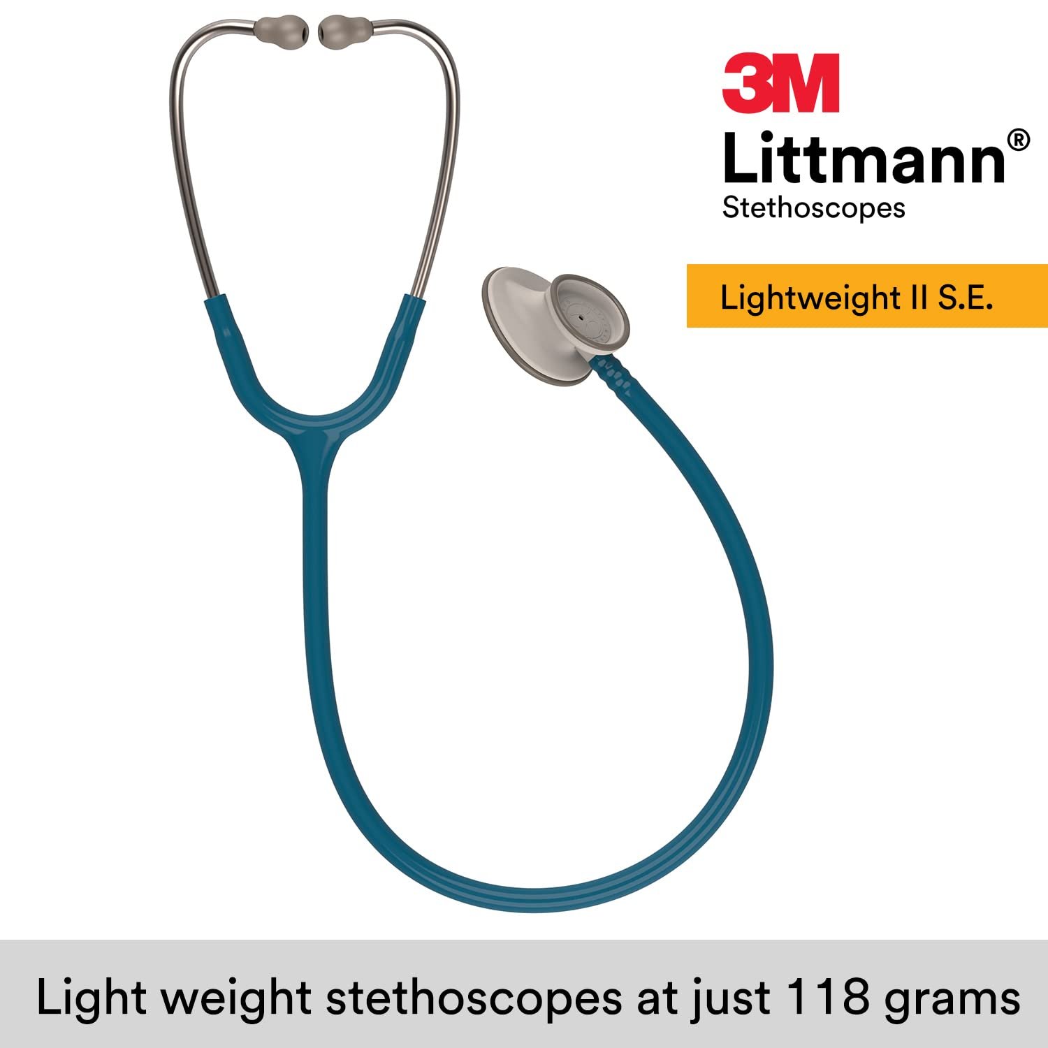 Стетоскоп 3M Littmann Lightweight II S.E. 71см Синий, фото №2