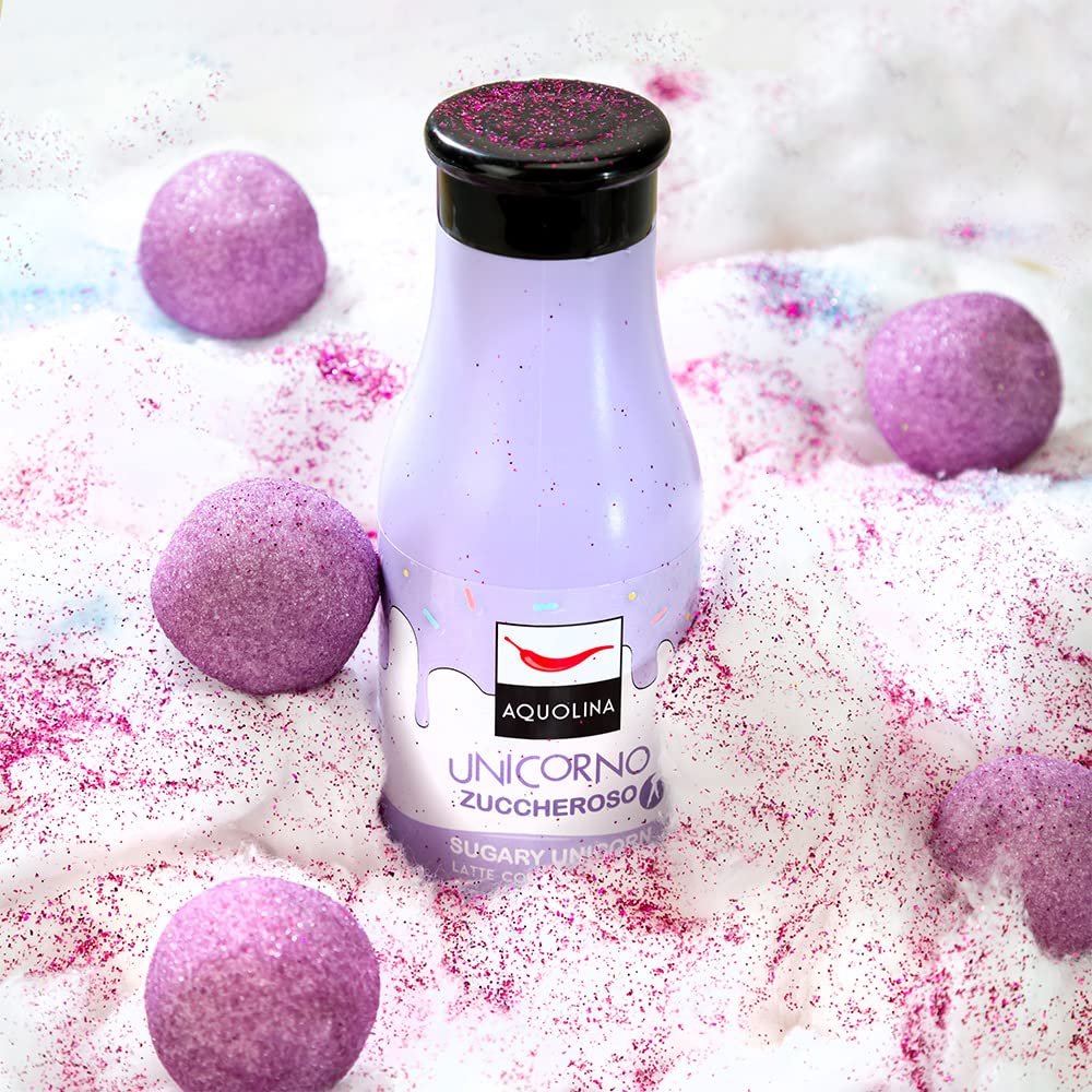 Гель для душу та молочко для тіла AQUOLINA HYPE! Sugar Sweet Unicorn 125 мл + 125 млBase, фото №3