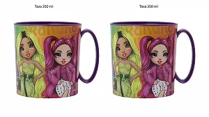 Набор Чашек ALMACENESADAN Raimbow 4860, 2 шт, 350 мл synthetic.ua - Фото 1