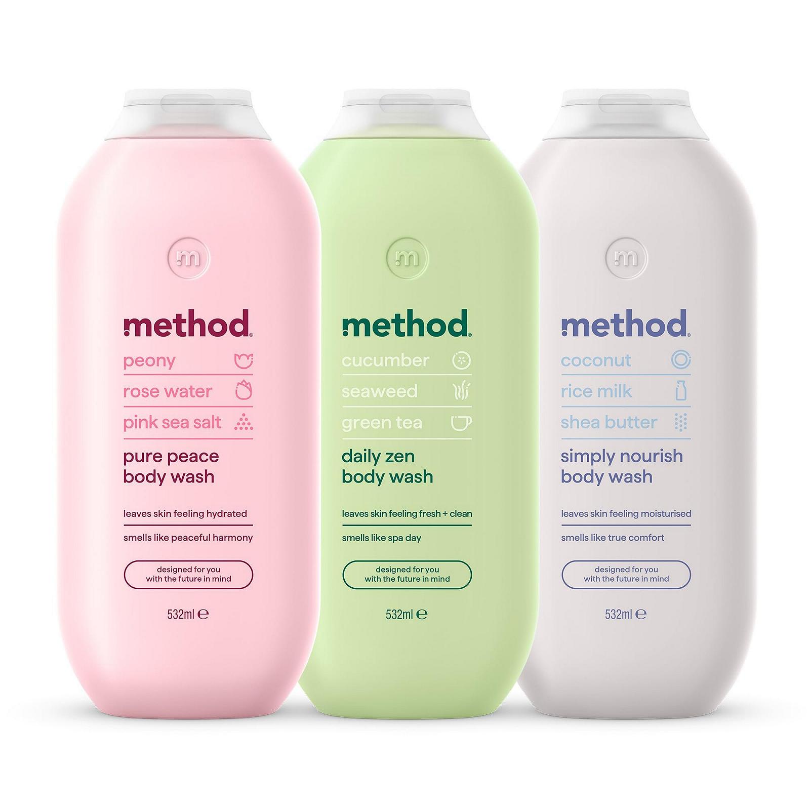 Гель для душа Method Simply Nourish Coconut, Rice Milk and Shea Butter 18 унций, фото №6