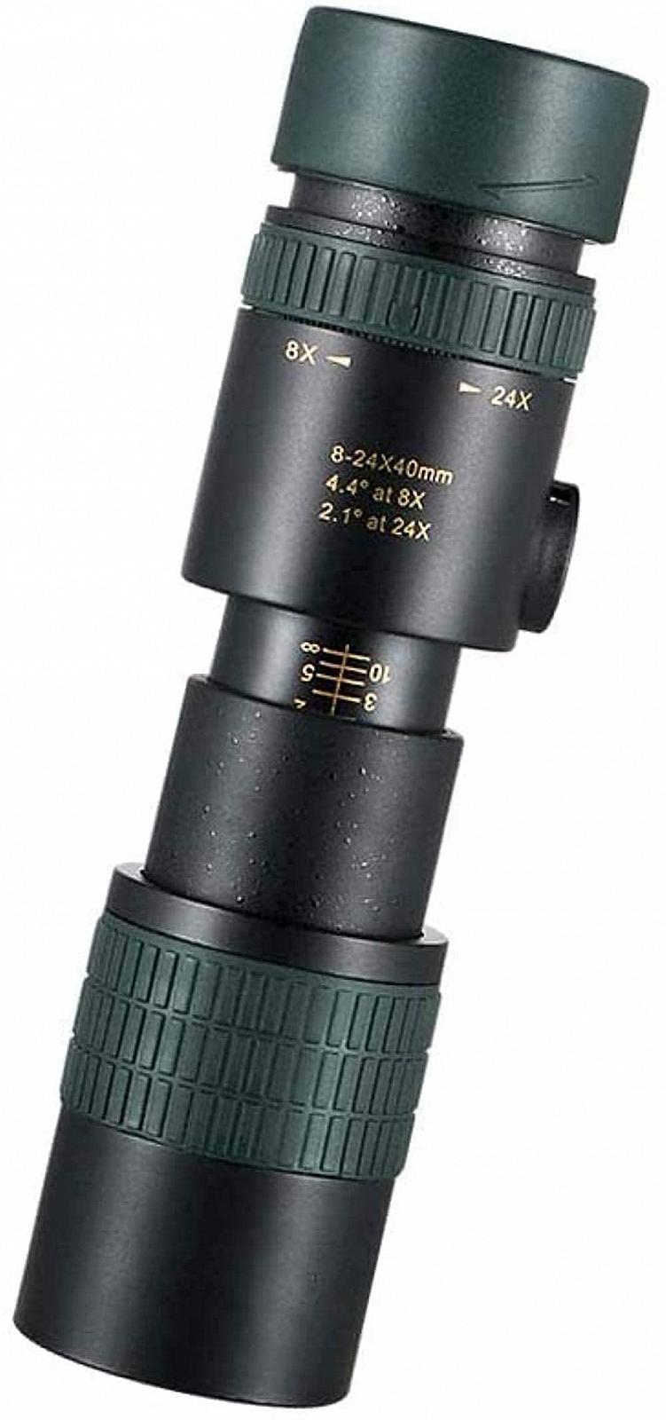 Монокуляр JYCCH Telescopic 8-24 x 30 Zoom Компактный с призмой Bak4 FMC Линза с адаптером для смартфона и штативом, фото №5
