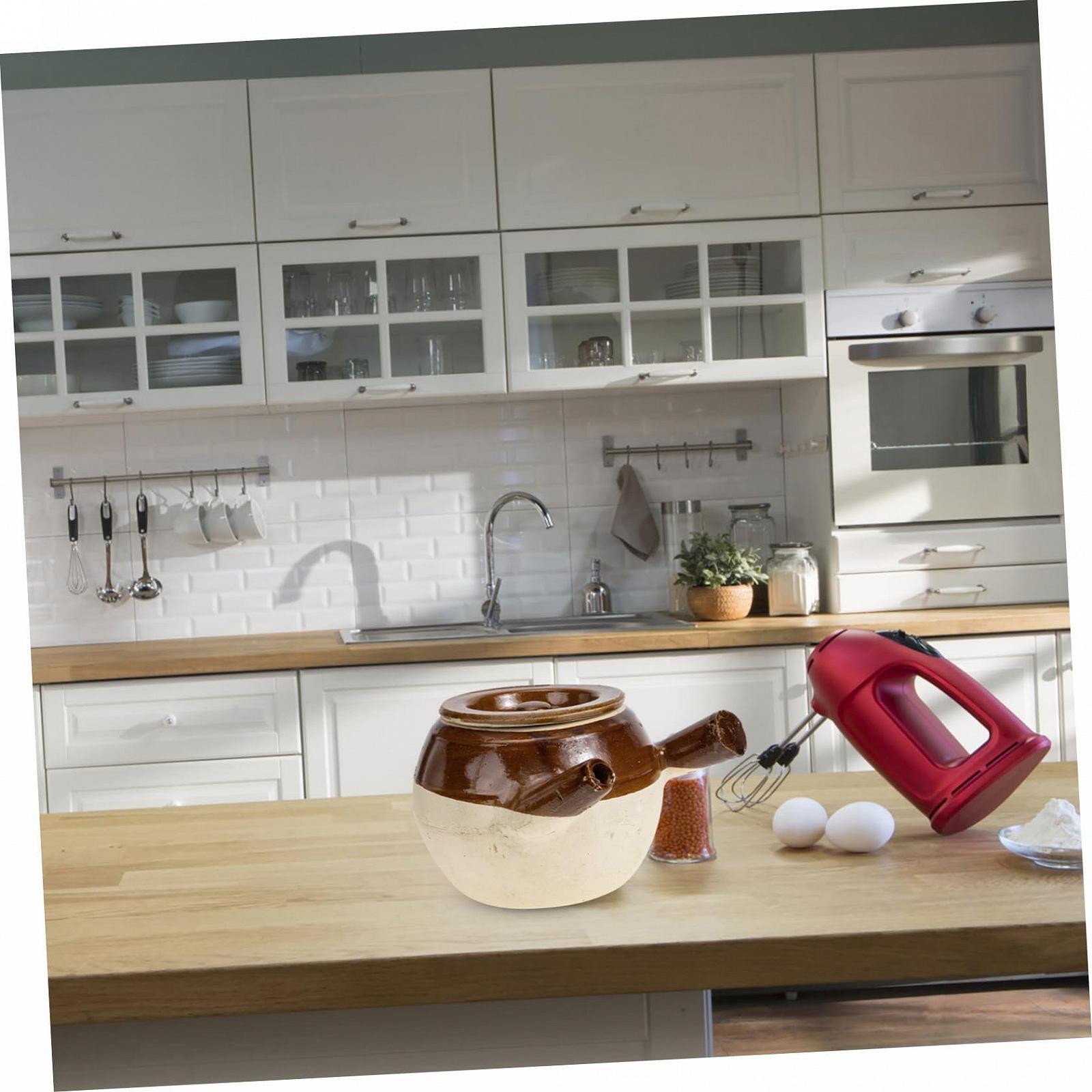 Ківш Ipetboom керамічний для традиційної китайської медицини термостійкий з ергономічною ручкою для газових плит, фото №5 Ківш Ipetboom керамічний для традиційної китайської медицини термостійкий з ергономічною ручкою для газових плит, фото №5