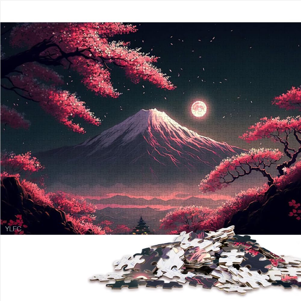 Пазл Japanese Cherry Blossoms 1000 деталей 26 x 38 см перероблений картон DIY, фото №1
