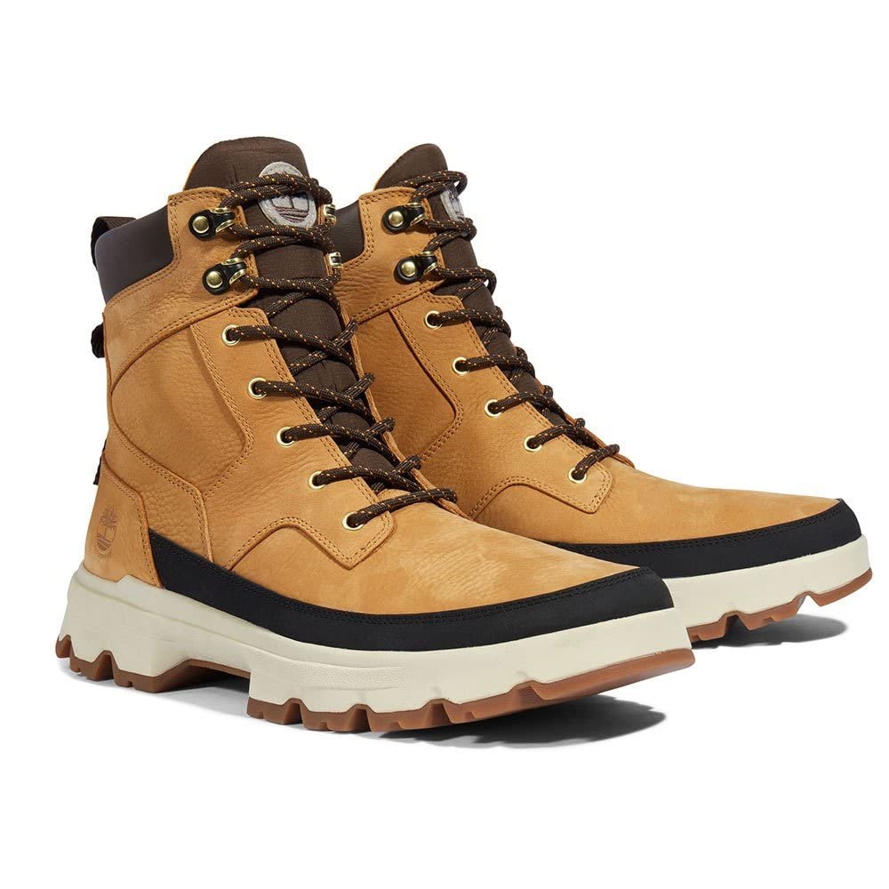 Ботинки Timberland мужские на шнуровке, черные, фото №1