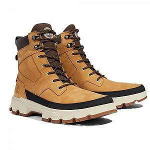 Ботинки Timberland мужские на шнуровке, черные - Фото 1
