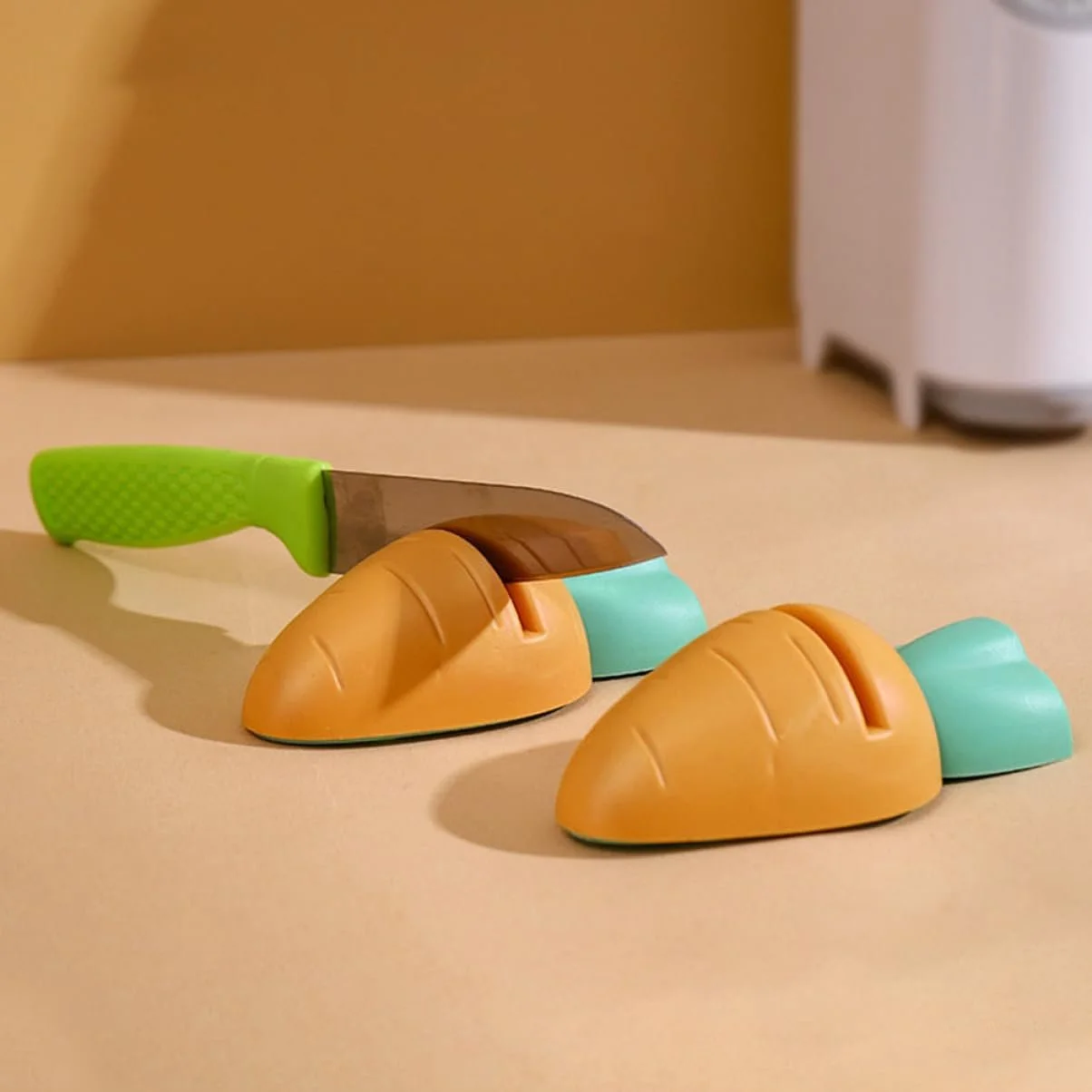 Набор точилок для ножей Cartoon Carrot 4 шт. многофункциональный нековзкий, фото №9