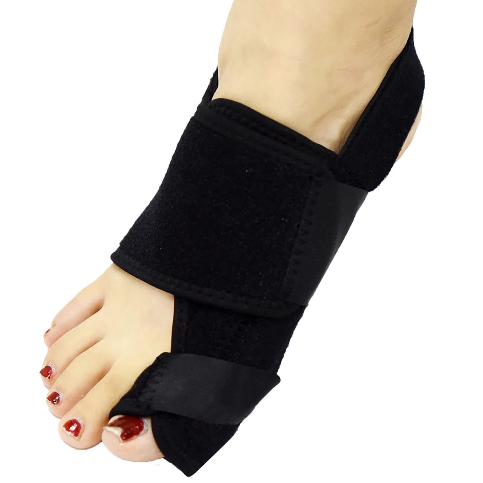 Шина для великого пальця стопи (2 шт.) Коректор кісточки для жінок та чоловіків, ортопедична, фото №3