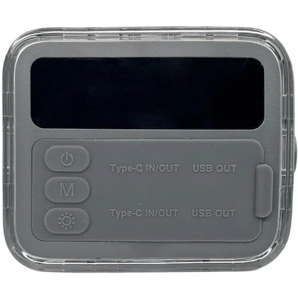 Повербанк з RGB 40000 мАг 22.5W Remax RPP-596, швидка зарядка, PD+QC, Сірий, фото №4