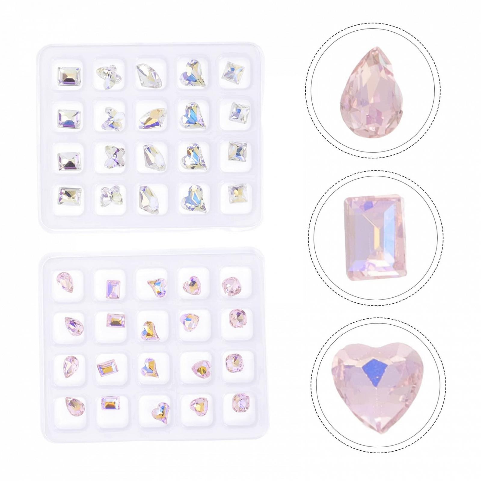 Стразы FRCOLOR Плоские для ногтей 160 штук Прозрачный Класс, фото №8