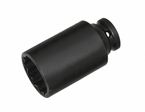 Торцевая головка ударная SW-STAHL 10194L 1/2" 12-гранная 27 мм глубокая - Фото 1