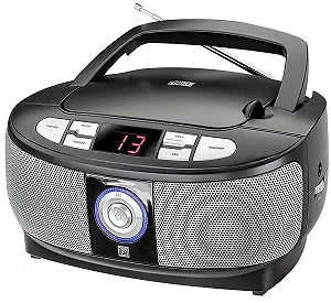Стереосистема Dual P 49-1 з CD-програвачем FM-радіо, LED-дисплей, живлення від мережі або акумулятора, чорний - Фото 1