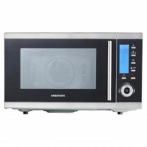 Микроволновая печь MEDION MD 15501 4 в 1 25 л 900 Вт Гриль 1100 Вт Конвекция 2500 Вт 10 автоматических программ Серебристая - Фото 1