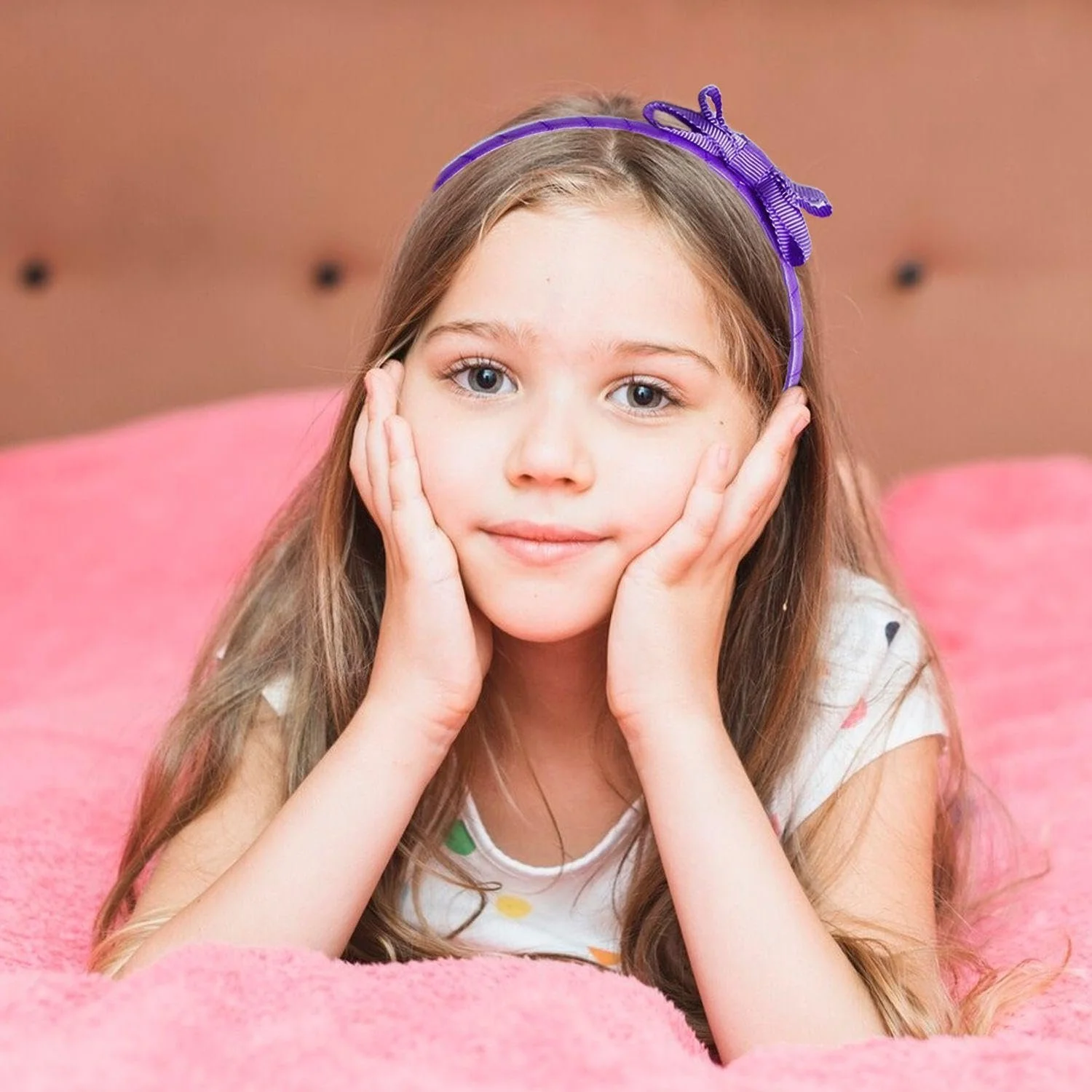 Обруч для волосся з бантом, фото №4