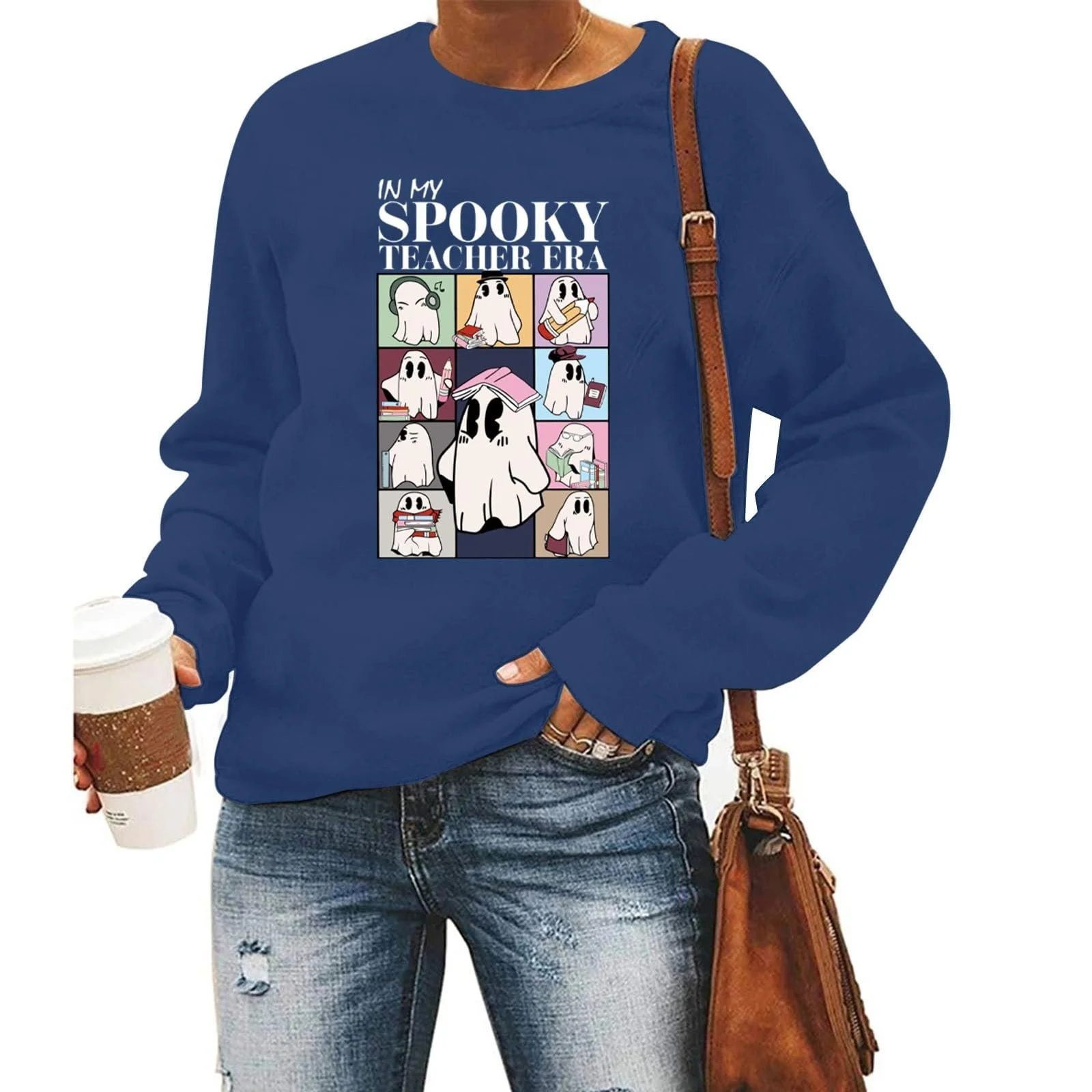 Жіноча толстовка з довгими рукавами Halloween, фото №2 Жіноча толстовка з довгими рукавами Halloween, фото №2