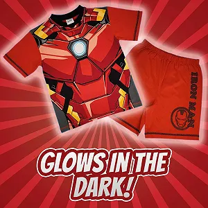 Коротка піжама Marvel Ironman Avengers Bright Front synthetic.ua - Фото 1