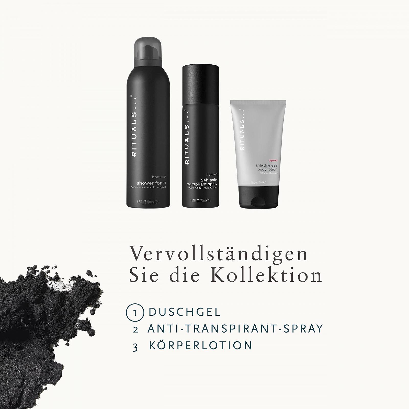 Гель для душу RITUALS Homme Collection з кедровим деревом та комплексом вітаміну E стимулюючий та освіжаючий 200 мл, фото №6