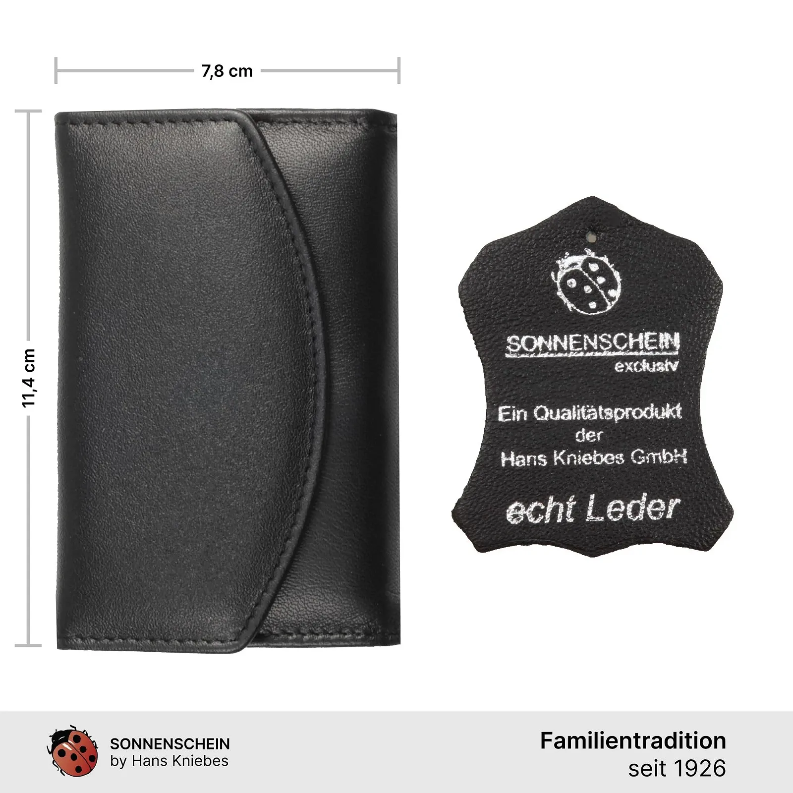 Набір для манікюру 5 предметів для догляду за нігтями (Чорний), фото №6