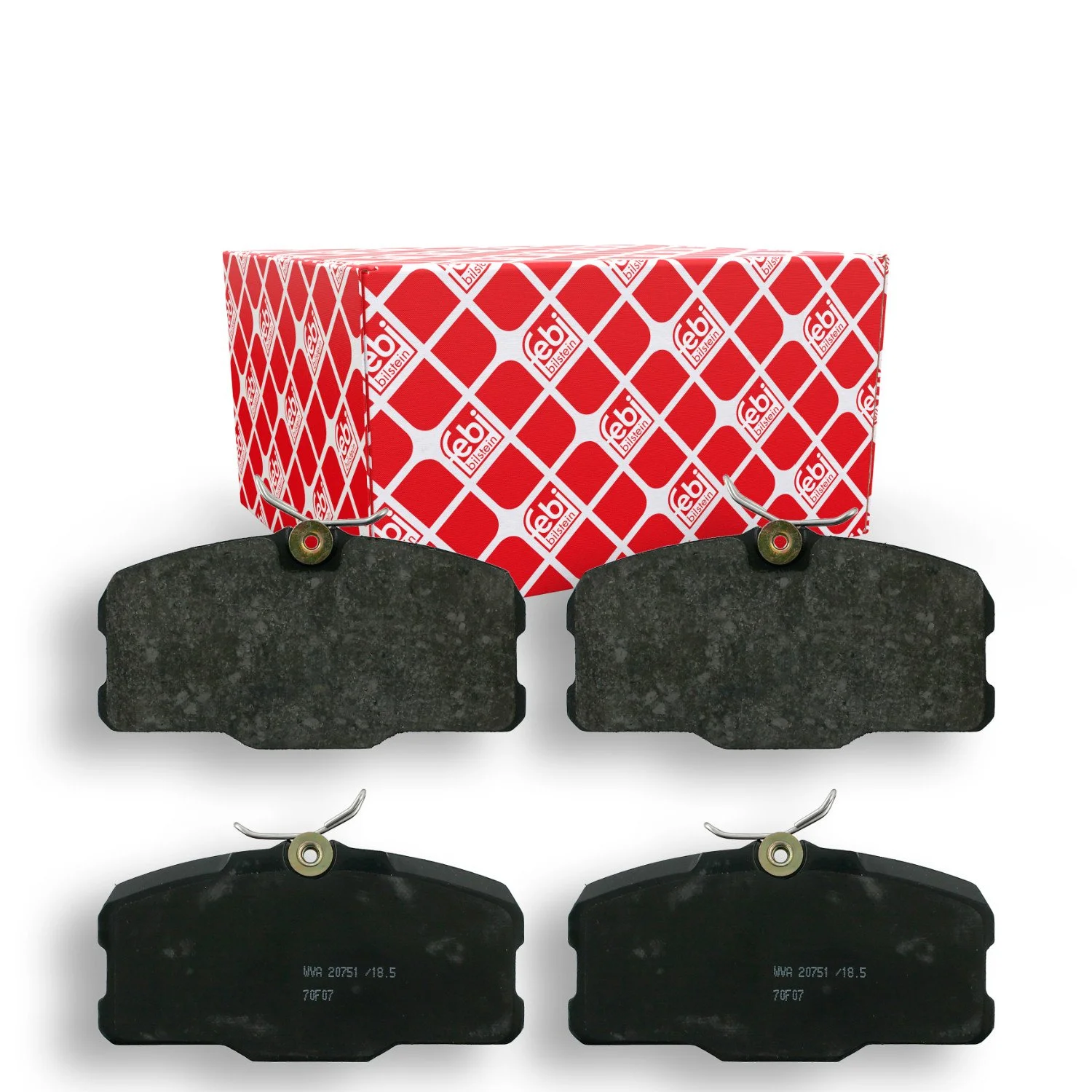 Комплект гальмівних колодок, дискове гальмо FEBI BILSTEIN 16248 для MERCEDES-BENZ, фото №1 Комплект гальмівних колодок, дискове гальмо FEBI BILSTEIN 16248 для MERCEDES-BENZ, фото №1