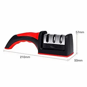 Точилка для ножей esmen 3-ступенчатая нержавеющая сталь synthetic.ua - Фото 1