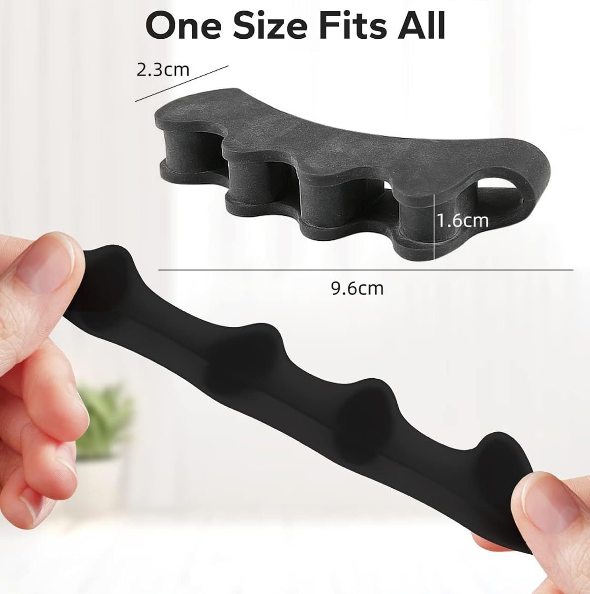 Роздільник для пальців і коректор кісточки великого пальця стопи для здоров'я пальців ніг, 2 пари, фото №2