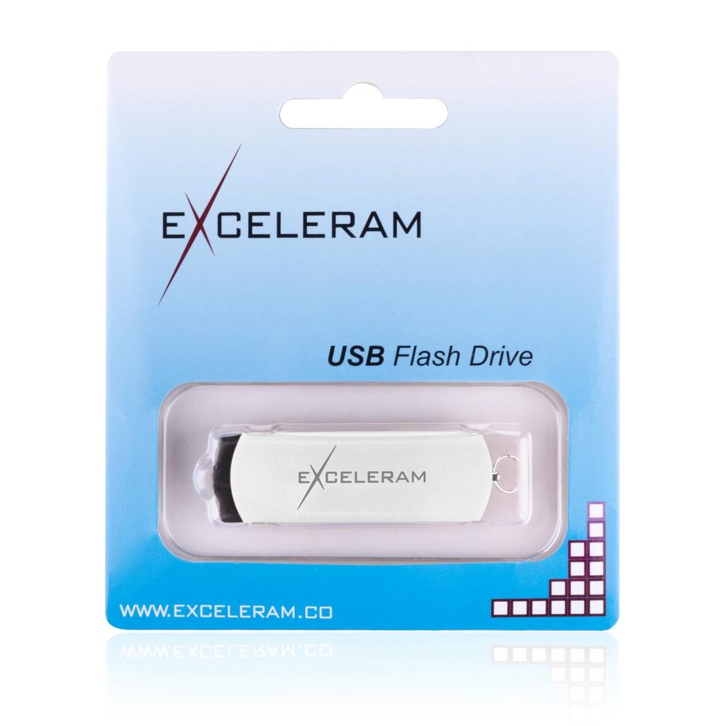 USB флеш-накопитель Exceleram 32gb P2 Series White/Black USB 2.0 EXP2U2WH2B32, фото №8