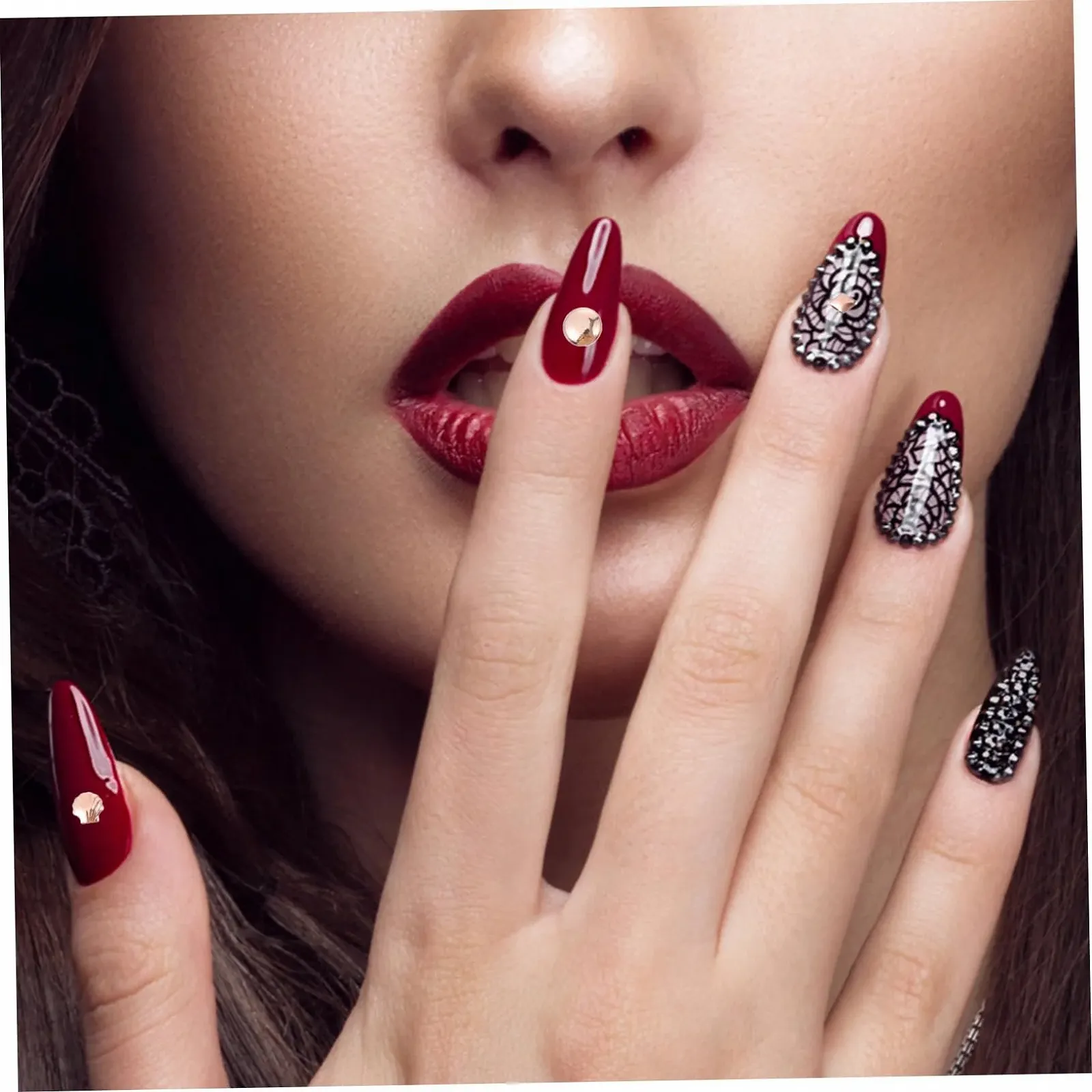 Прикраси Блискучі різнокольорові прикраси для творчого манікюру для дівчат та свят, фото №8