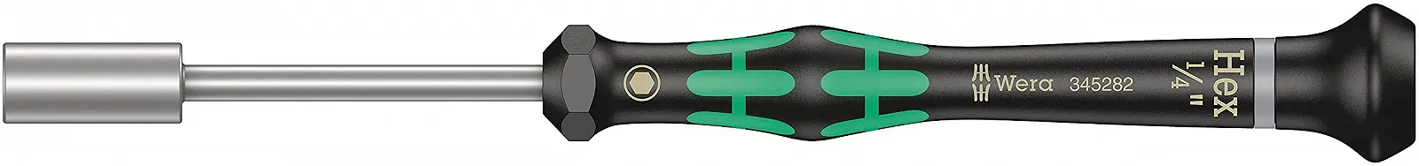 Викрутка-торцевий ключ Wera 2069 1/4 x 60 мм Сріблястий, фото №1