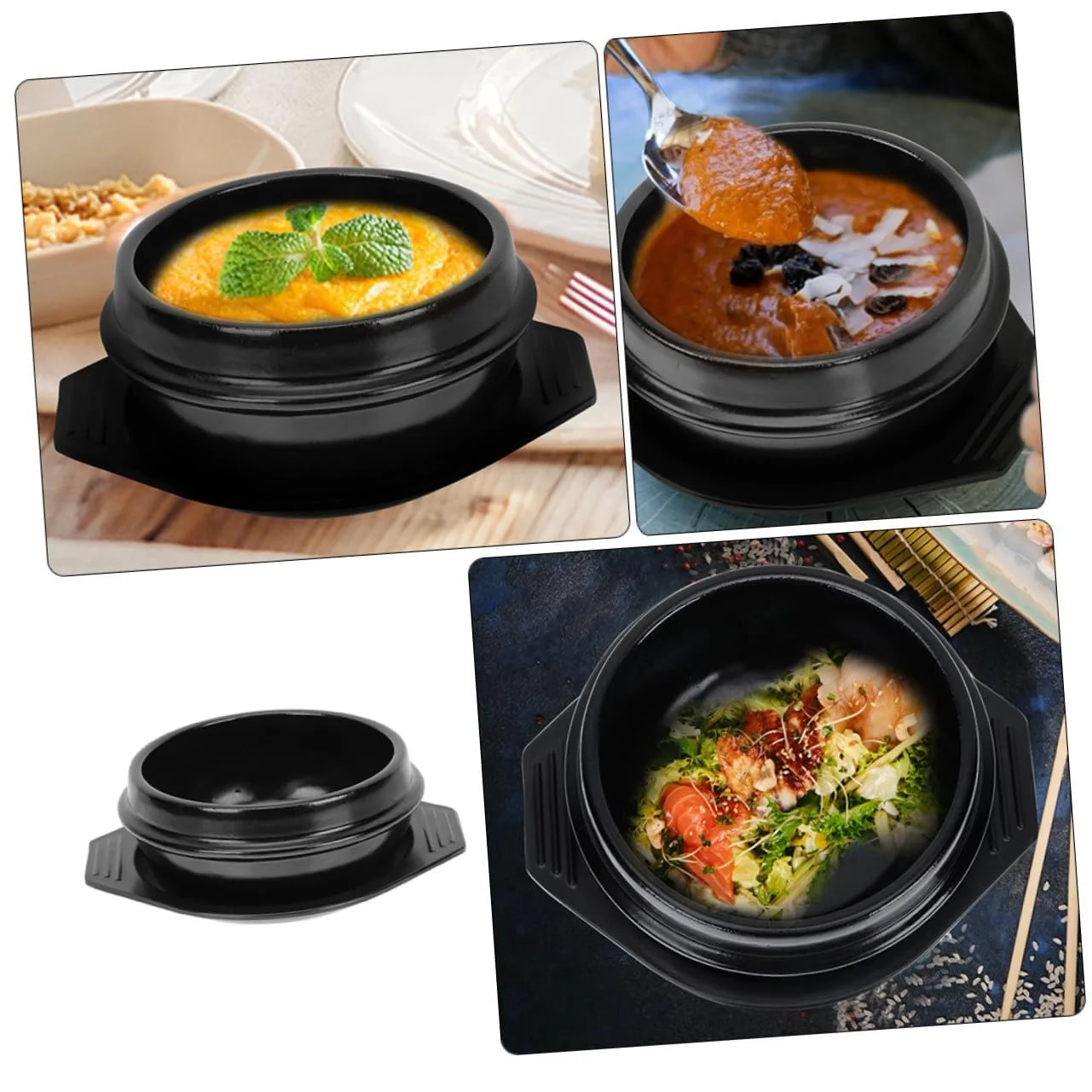 Горшок керамический Luxshiny термостойкий с плоским дном, фото №4