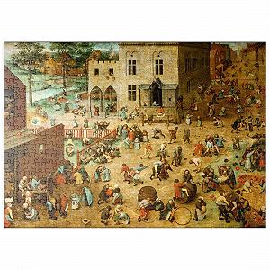 Пазл MyPuzzle MyPuzzle Special Collection by Æpyornis Children's Games, 1560, by Pieter Bruegel The Elder Премиум 500 элементов - Фото 1
