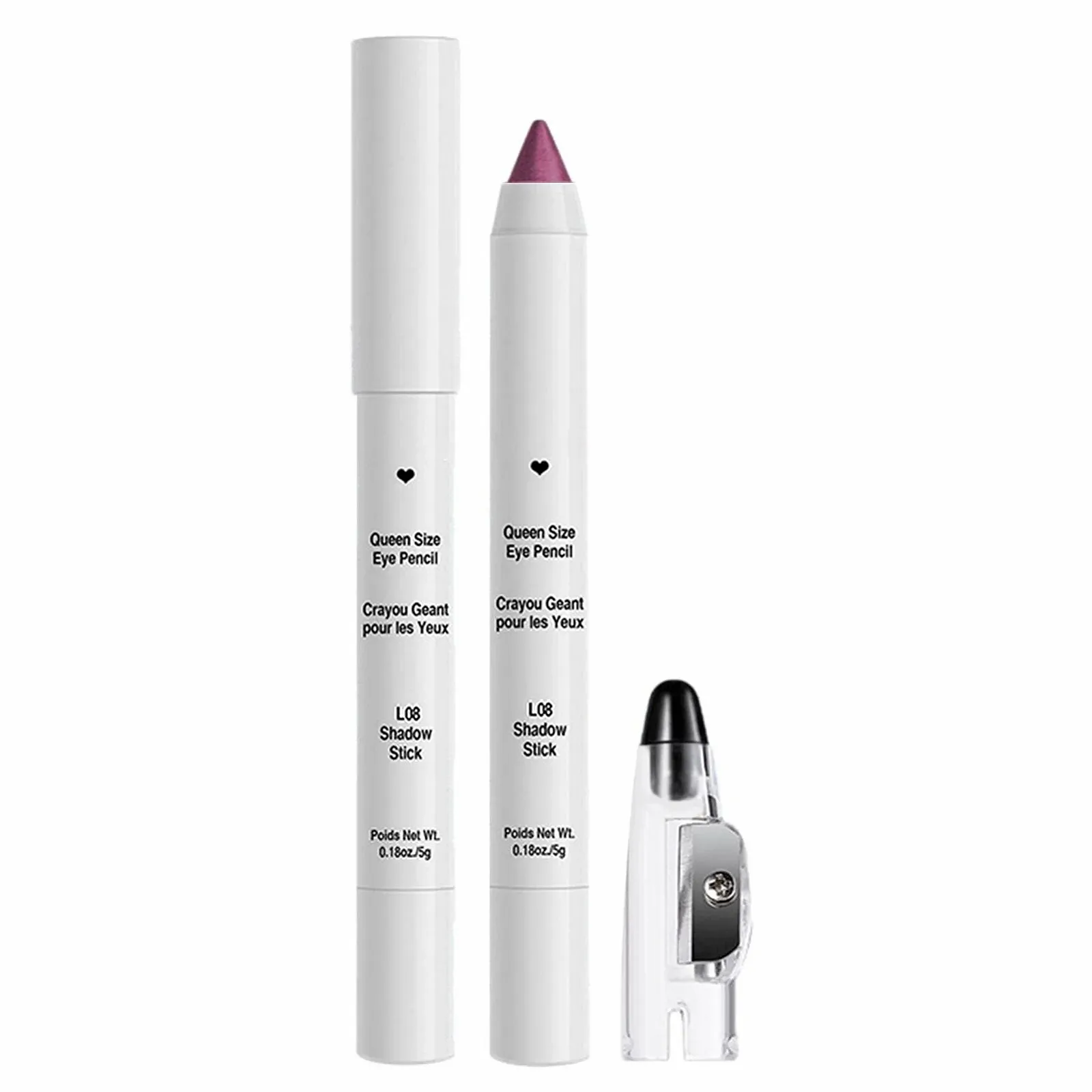 Олівець для очей 10 Colour Eye Pencil, з блискітками та шиммером з точилкою, стійкий, не розмазується, легко наноситься, фото №1