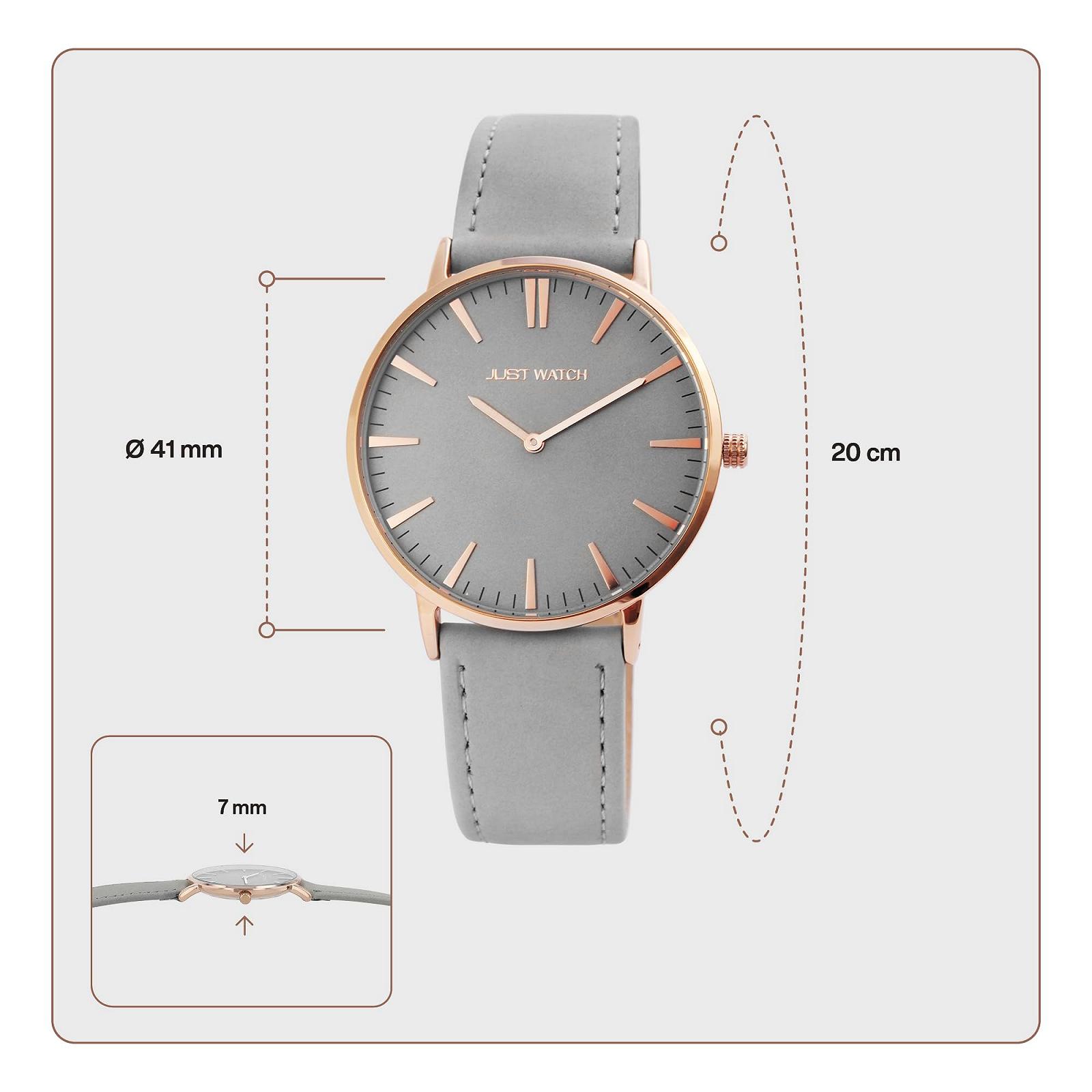 Часы Just Watch Женский Японский кварцевый механизм Нержавеющая сталь или кожаный ремешок, фото №4