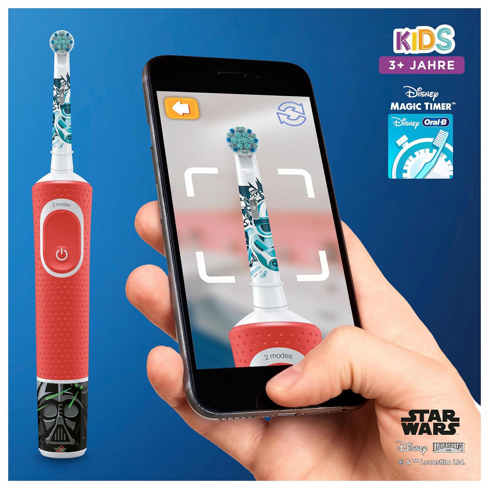 Насадки для електричної зубної щітки Oral-B Kids 8 шт. Star Wars для дітей від 3 років, екстрам'які щетинки, фото №8