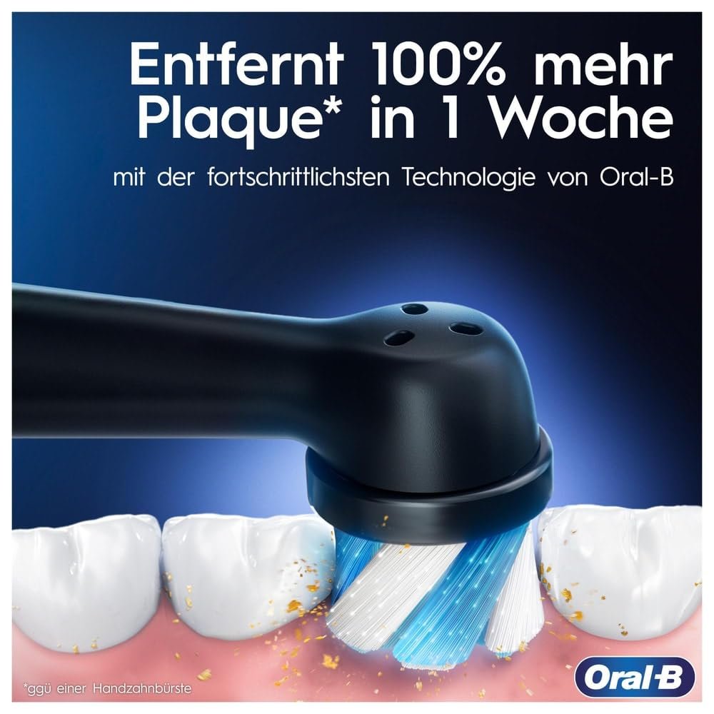Зубна електрощітка Oral-B iO 3N Рожева, кругла щітка, м'які мікровібрації, 3 режими чищення, 1 зарядний пристрій, 1 тримач для щітки, перезаряджувана, фото №5