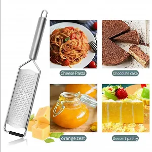 Терка ручная Berglander для сыра, овощей с эргономичной ручкой для крупного натирания synthetic.ua - Фото 1