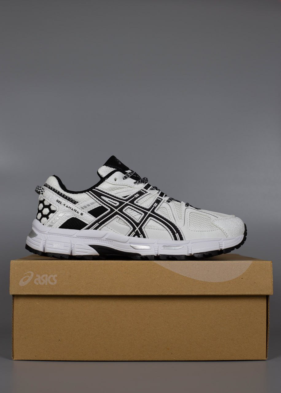 Женские кроссовки Asics Gel-Kahana 8 white black, фото №1 Женские кроссовки Asics Gel-Kahana 8 white black, фото №1