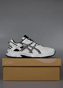 Мужские кроссовки Asics Gel-Kahana 8 white black - Фото 1