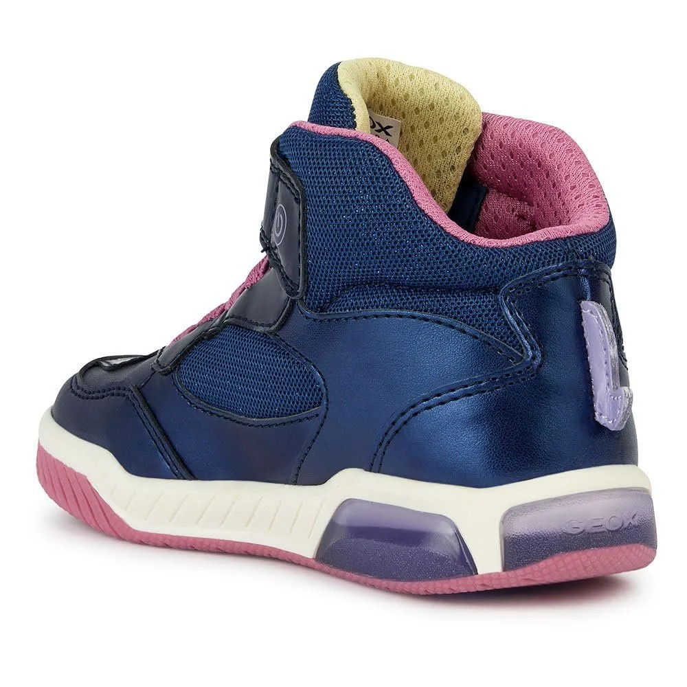 Кеды Geox INEK синий гладкая кожа, фото №5